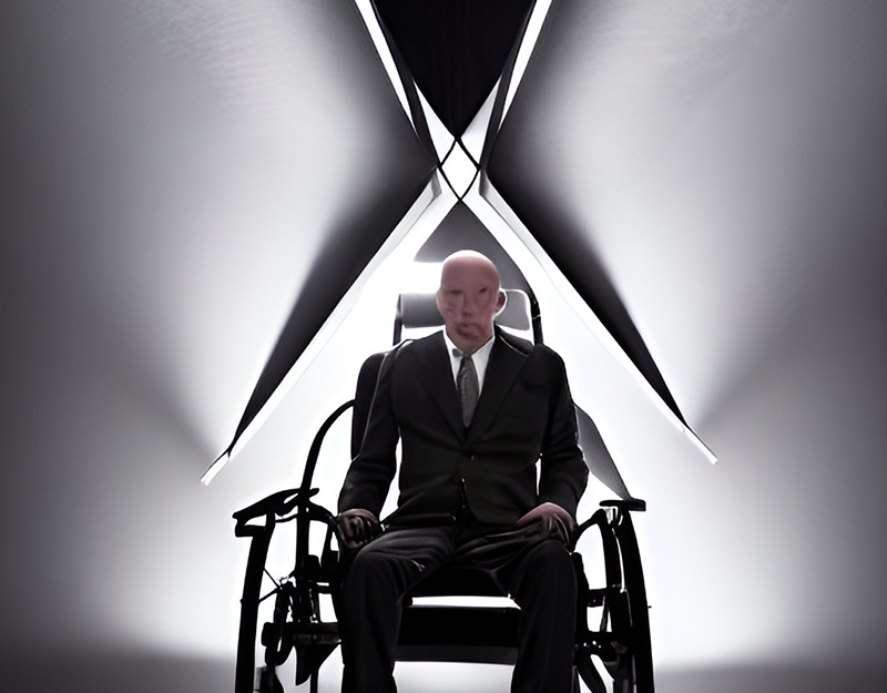 Professor X from famed "X-men"